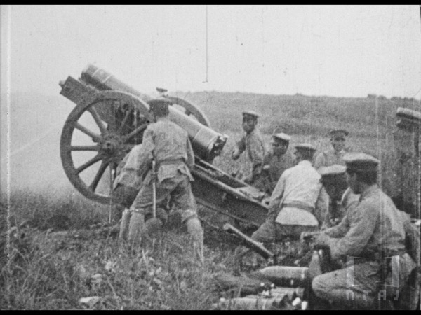 重砲兵ノ實彈射? 大正十一年七月 於富士裾野